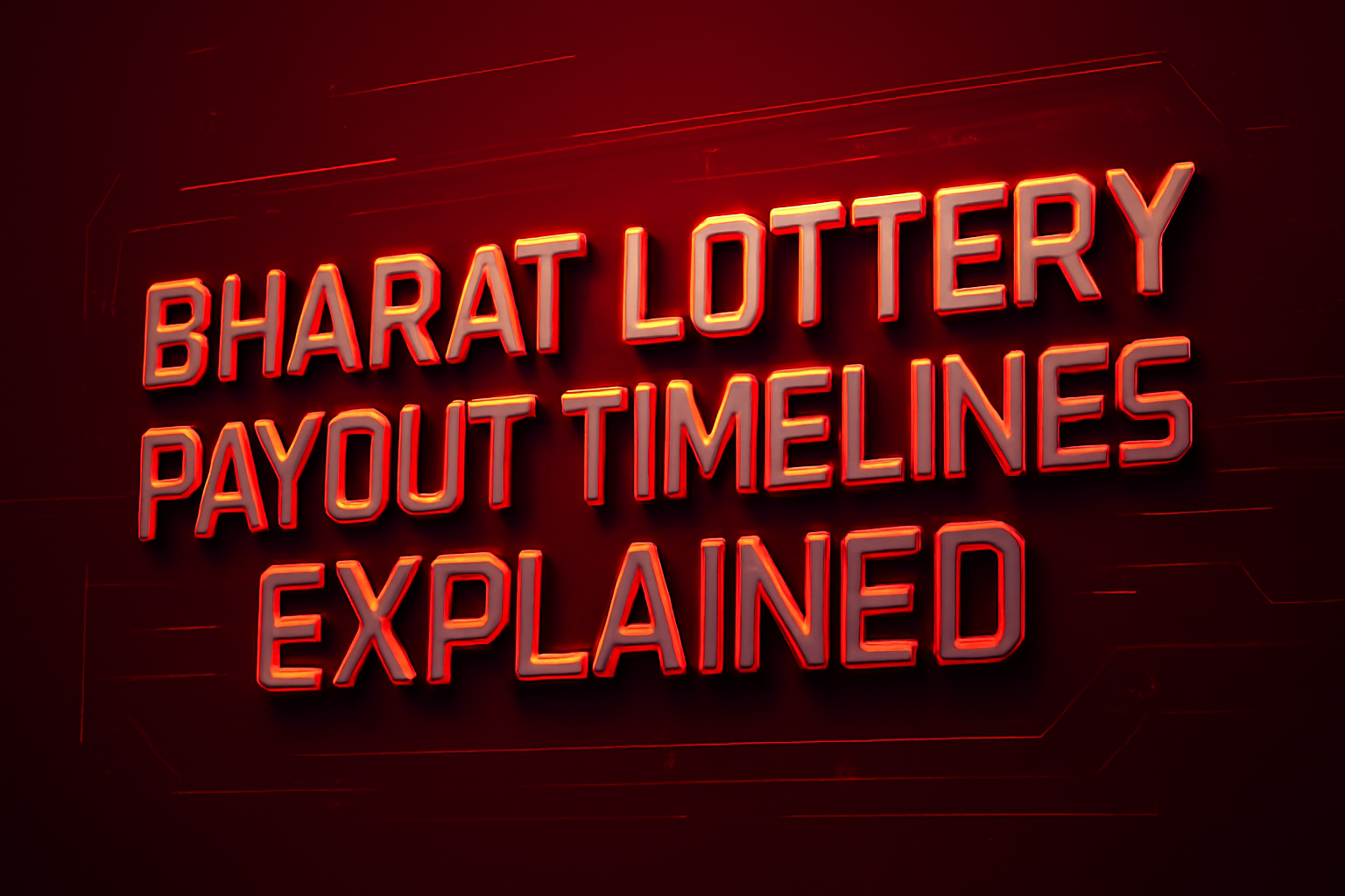 A neutral informational banner depicting common issues related to the Bharat Lottery.