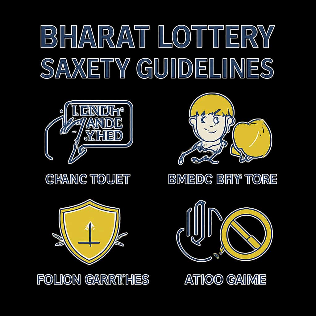 An educational diagram related to Bharat Lottery Safety Guidelines.