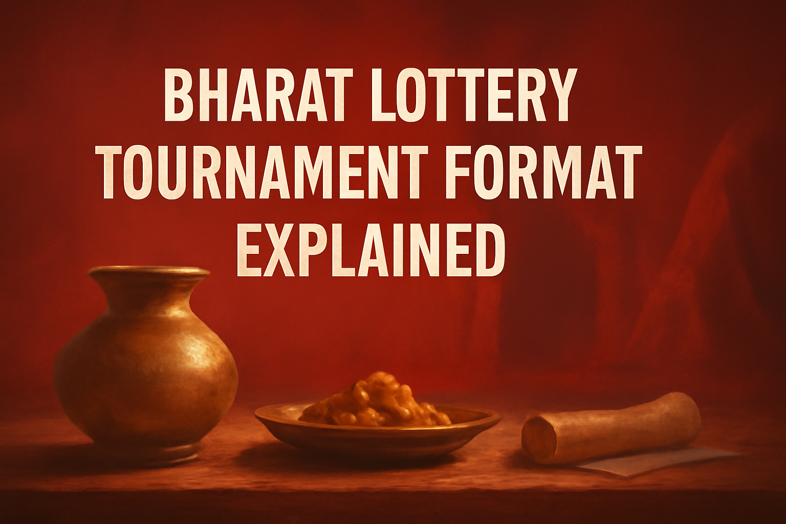 An informative scene illustrating the reliability of Bharat Lottery.