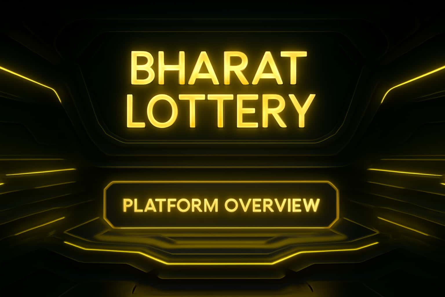 Futuristic lottery platform background