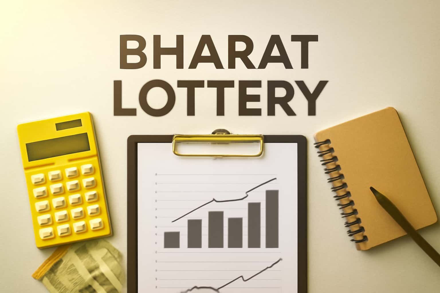An informational scene illustrating effective strategies for Bharat Lottery.