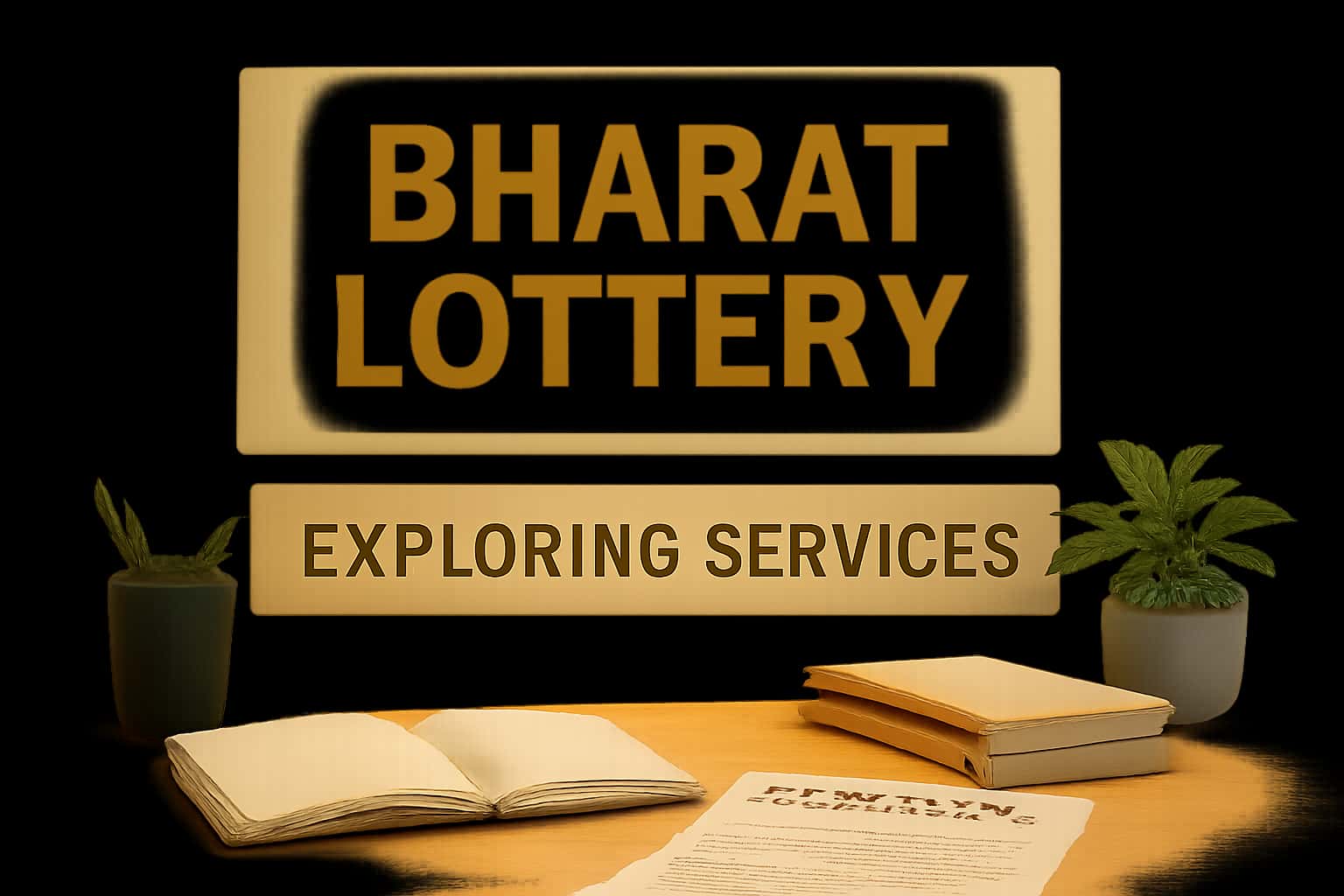 An informative visualization of Bharat Lottery Services.
