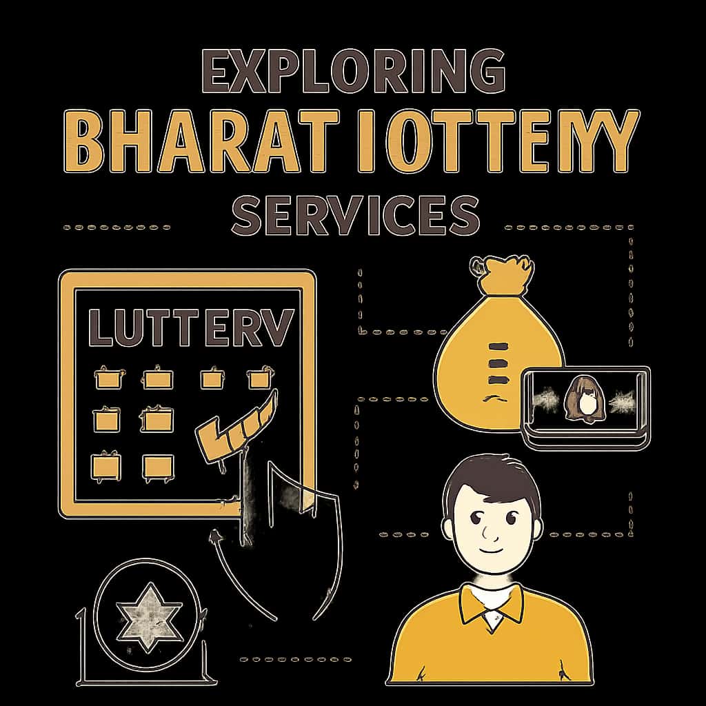 An educational diagram on Bharat Lottery Services.