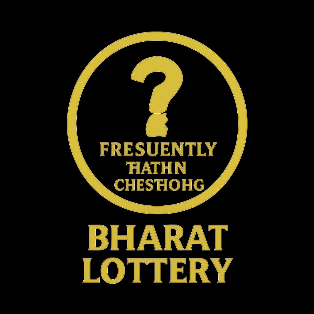 An icon symbolizing guidance on Bharat Lottery FAQs.
