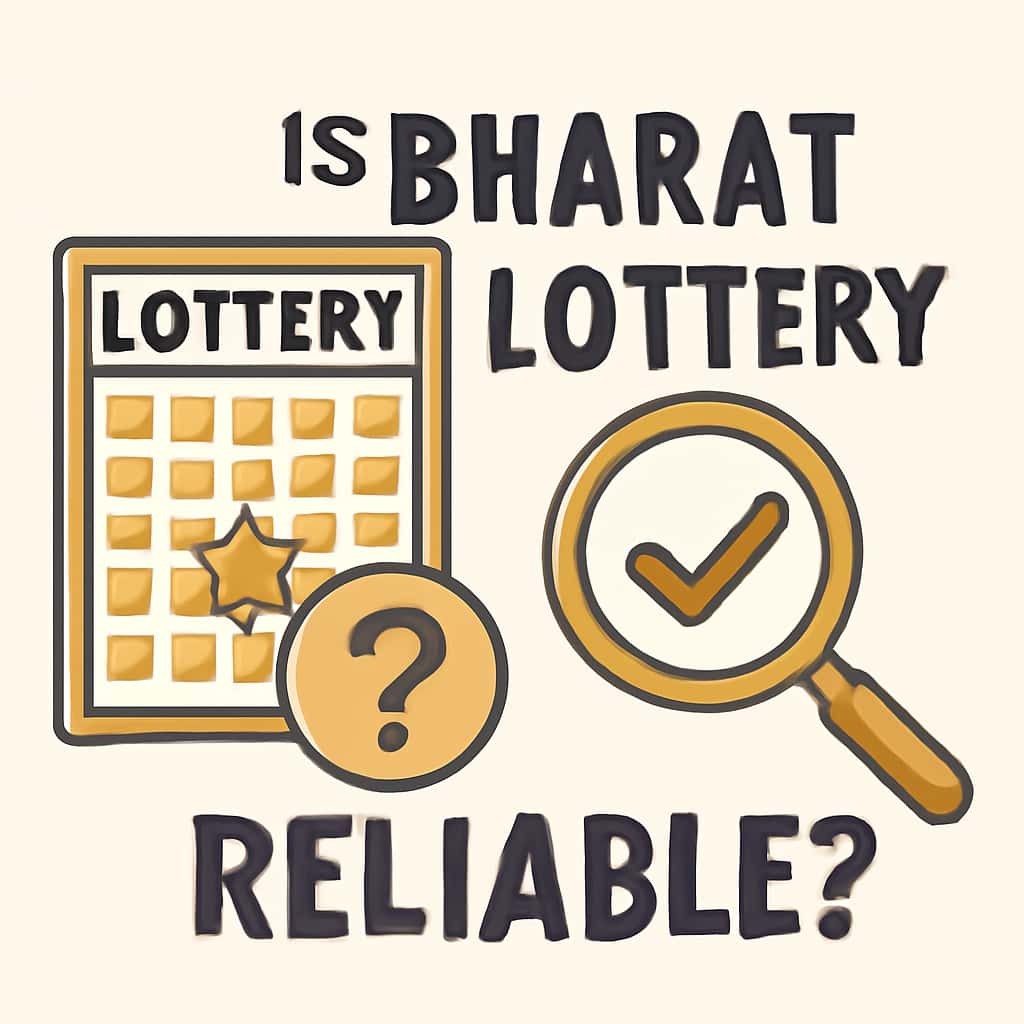 An educational diagram about the reliability of Bharat Lottery.