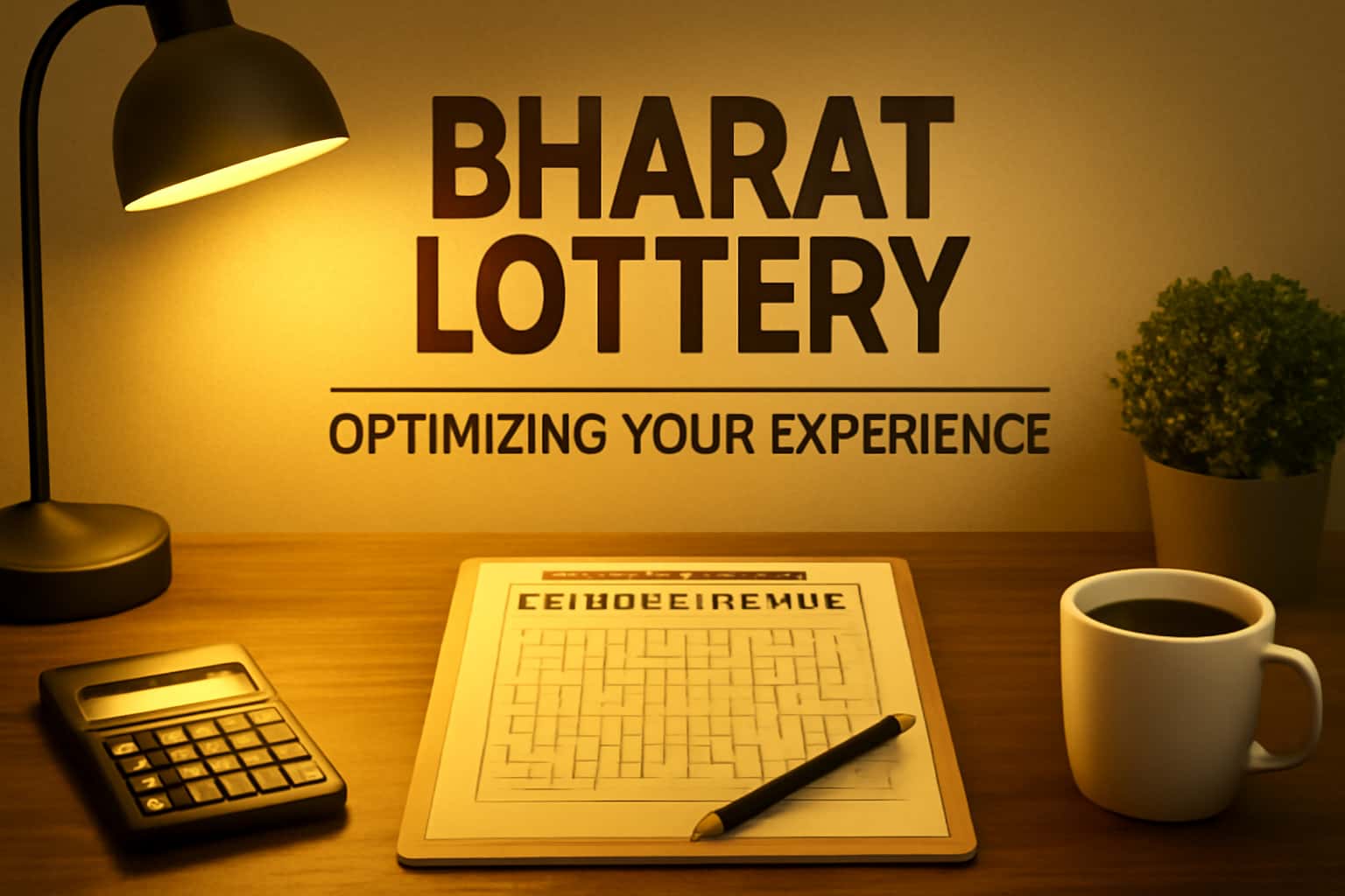 Visual representation of optimizing user experience with Bharat Lottery showcasing app features.
