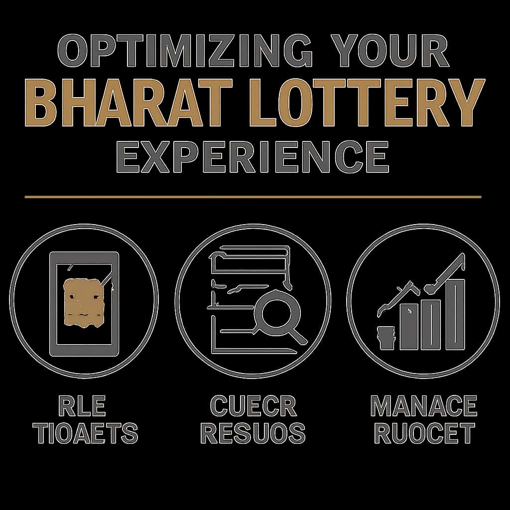 Diagram illustrating various aspects of the Bharat Lottery experience.