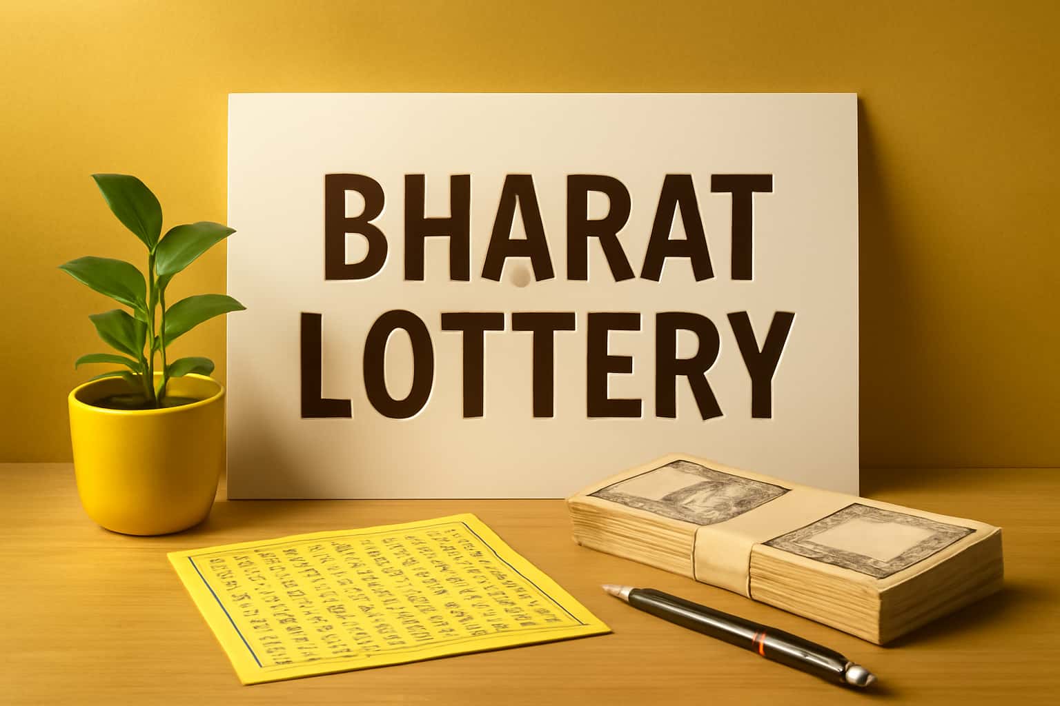 An informational graphic about Reliable Bharat Lottery Sources featuring the text 'Bharat Lottery' prominently.