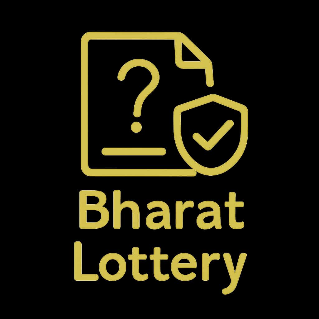 An icon depicting security features related to Bharat Lottery accounts.